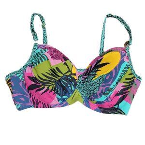 BLEU Rod Beattie Over-The-Shoulder Underwire Bikini Top. Size 22W